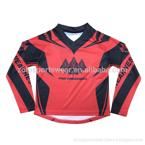 Professional custom crazy BMX cycling jersey no minimum